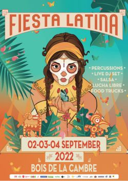 Evènement Fiesta Latina 2022 le 04/09/2022 à 12:00 - Lieu :  Bois de la Cambre 10000 Bruxelles