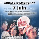 Soirée Musicale Festive 2024 à l'Abbaye d'Ambronay avec la Fanfare des Pavés