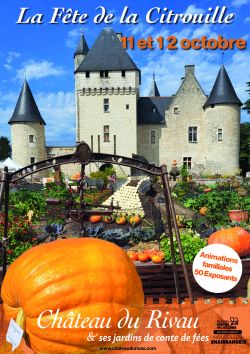 Evènement Fête de la Citrouille et de l'Automne du 11/10/2025 au 12/10/2025 - Lieu :  Château du Rivau 37120 Lémeré