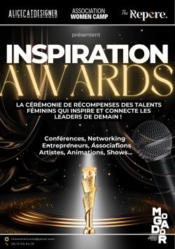 Evènement INSPIRATION AWARDS 20 OCTOBRE 2025 le 20/10/2025 à 16:30 - Lieu :  Théâtre MOGADOR 75009 Paris