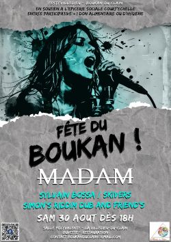 Evènement Fête du Boukan le 30/08/2025 à 18:00 - Lieu :  Salle polyvalente 86340 La villedieu du clain
