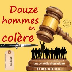Evènement 12 hommes en colère le 15/11/2025 à 21:00 - Lieu :  Théâtre de l'embellie 82000 Montauban