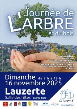 Evènement Journée de l’Arbre et du Bois à Lauzerte le 16/11/2025 - Lieu :  Chemin de ruppé 82110 Lauzerte