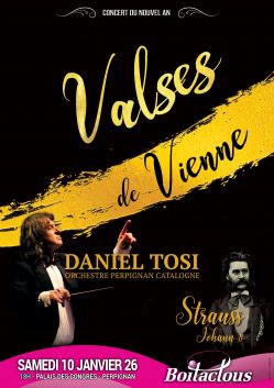 Evènement Valses de Vienne le 10/01/2026 à 18:00 - Lieu :  Palais des congrès 66000 Perpignan