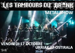 Evènement Metal Show, Weapons of Mass Percussion le 17/10/2025 à 20:00 - Lieu :  Salle Tanka - Centre Culturel Peyuco Duhart 64500 Saint-Jean-de-luz
