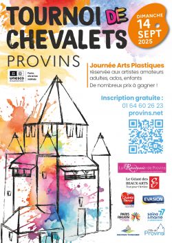 Evènement Tournoi de Chevalets de Provins le 14/09/2025 à 08:00 - Lieu :  Place du Chatel 77160 Provins