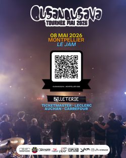 Evènement Ousanousava - Montpellier le 08/05/2026 à 20:30 - Lieu :  Le jam 34070 Montpellier