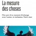 La mesure des choses