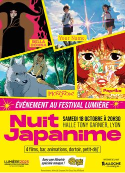 Evènement Nuit Japanime - Festival Lumière le 18/10/2025 à 20:30 - Lieu :  Halle Tony Garnier 69007 Lyon