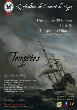 Evènement Tempêtes le 08/02/2026 à 17:00 - Lieu :  69005 Lyon