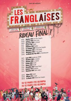 Evènement Dernier tour de piste pour les Franglaises à La Roche sur Yon ! le 25/10/2025 à 20:00 - Lieu :  VENDÉSPACE 85000 MOUILLERON-LE-CAPTIF