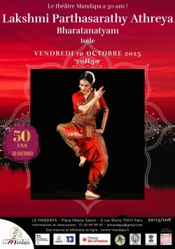 Evènement Prabodhan, l'éveil - Échos du soi en mouvement le 10/10/2025 à 20:30 - Lieu :  Théâtre Mandapa 75013 PARIS