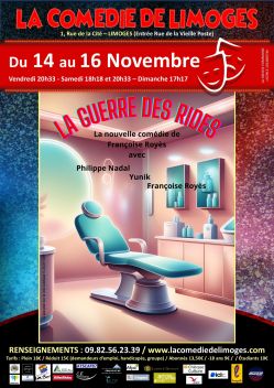 Evènement La guerre des rides à La Comédie de Limoges du 14/11/2025 au 16/11/2025 - Lieu :  La Comédie de Limoges 87000 Limoges