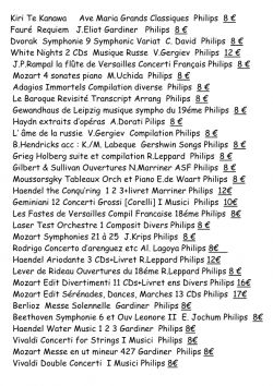 Annonce Vente de CDs Classiques Jazz Variété Folk - 54310 Homécourt - Vente - CD / Vinyle - 