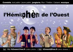 Fiche Cie l'Hémisphère de l'Ouest - 56230 Questembert - Spectacle - Compagnies de théâtre - Comédie, jongleries, cirque, tout public et jeune - Spectacle - Spectacles jeune public - Bric & Brac : duo clownesque et jongleries (famili - Spectacle - Arts de la rue - Les Forsini : Comédie et Art du cirque
GuimO Swi